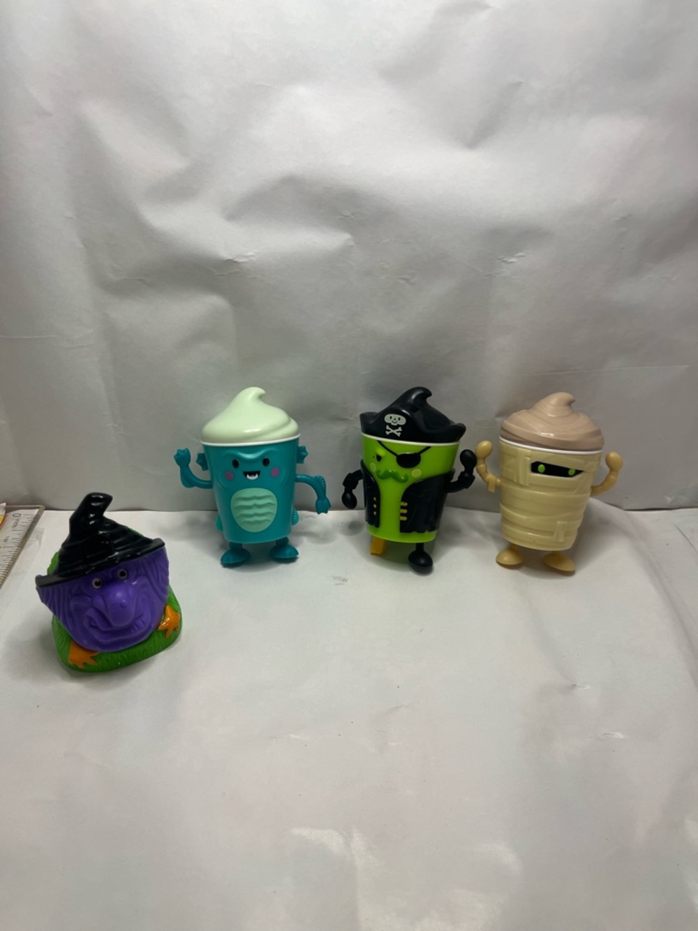 Wendy’s Halloween 2025 toy lot plus one Macdonalds figure